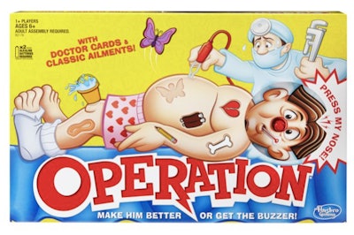 Operation is a great board game for 5-year-olds